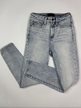 Buckle Black Fit No. 35 Ankle Skinny Light Wash Jeans Size 24x27